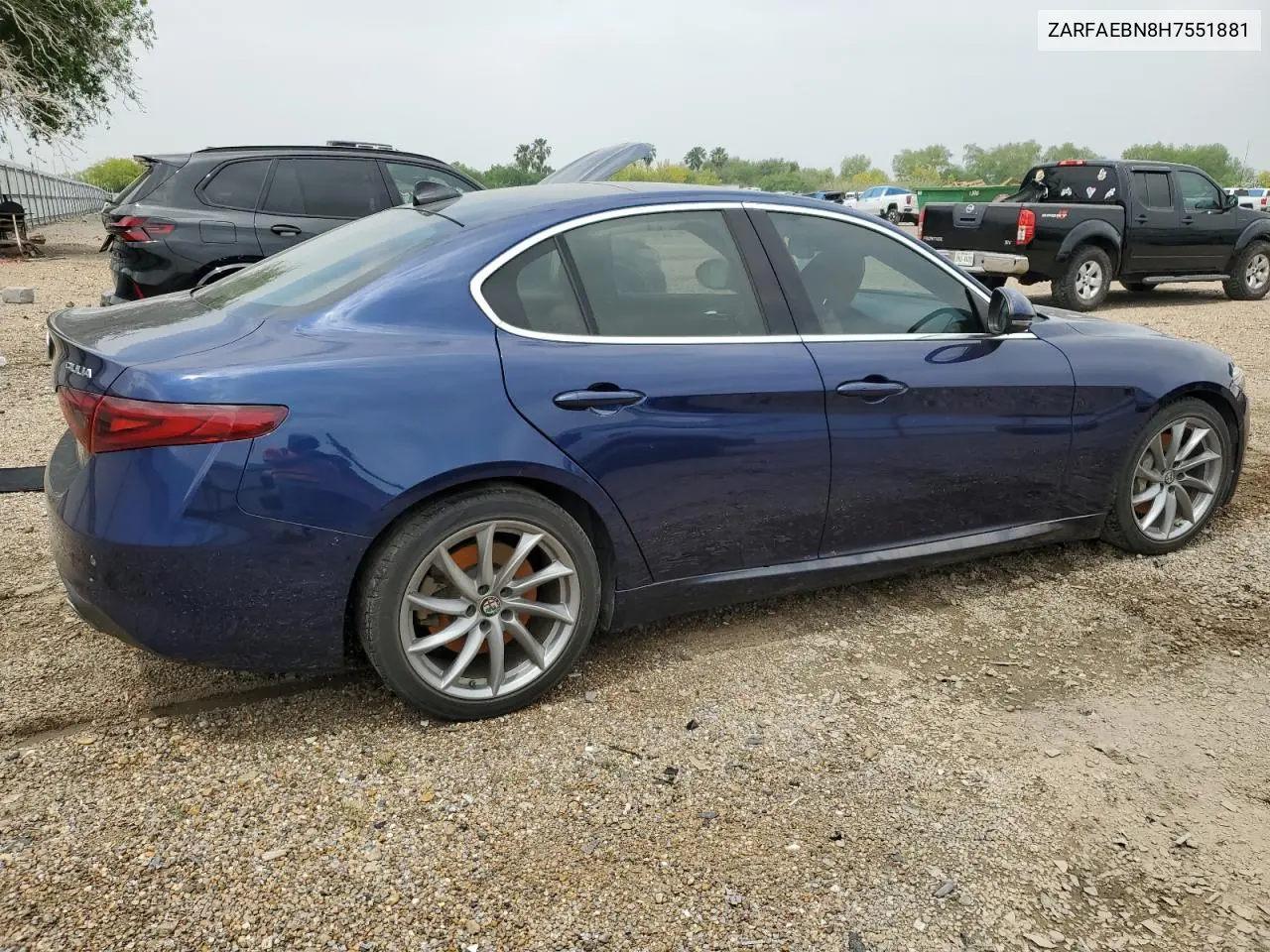 2017 Alfa Romeo Giulia VIN: ZARFAEBN8H7551881 Lot: 51367375