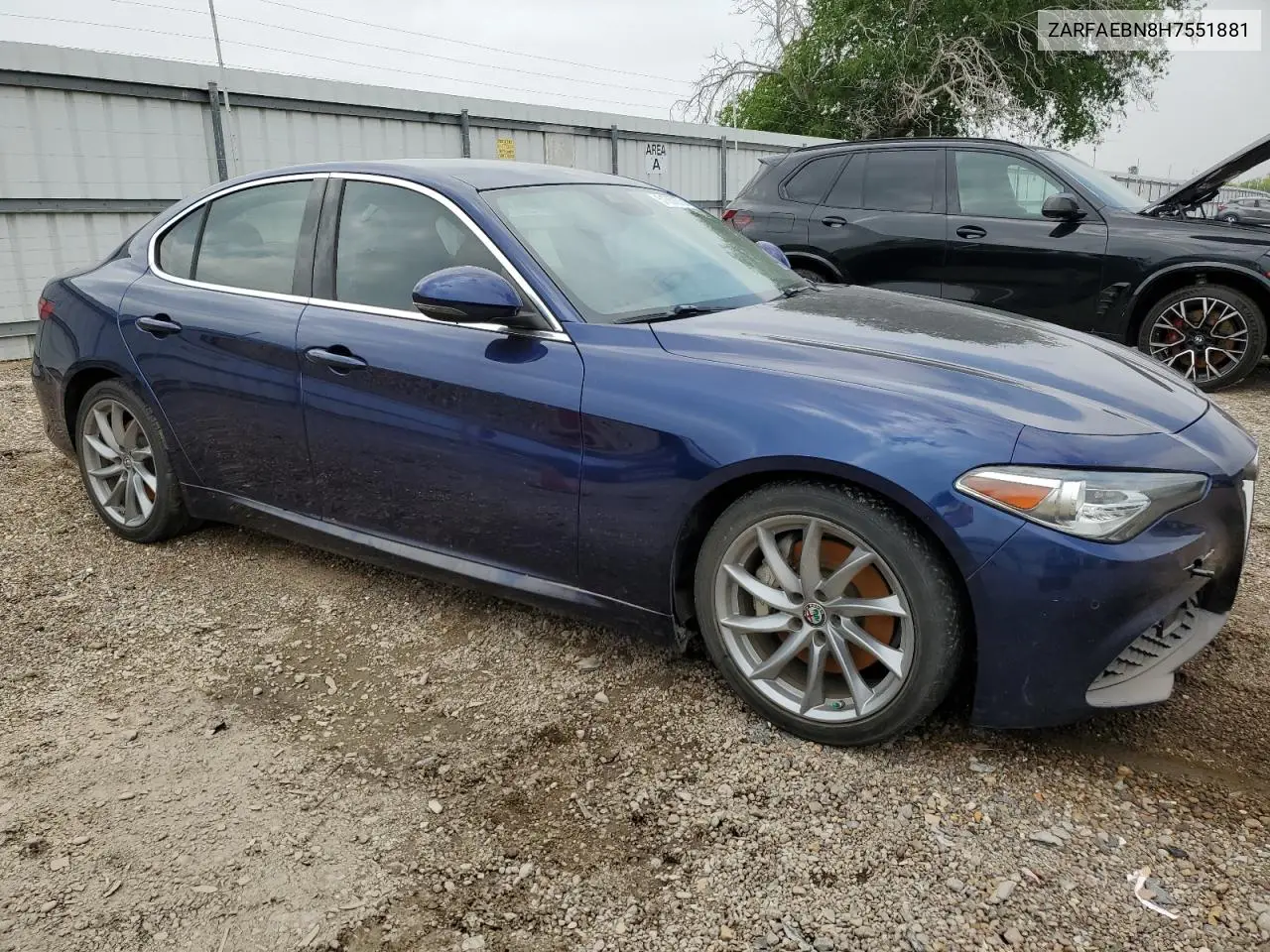 2017 Alfa Romeo Giulia VIN: ZARFAEBN8H7551881 Lot: 51367375