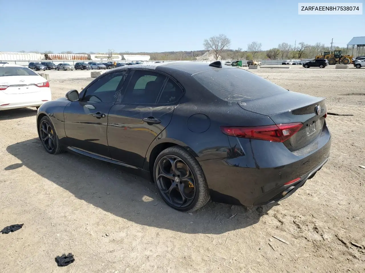 2017 Alfa Romeo Giulia Ti Q4 VIN: ZARFAEEN8H7538074 Lot: 51855505