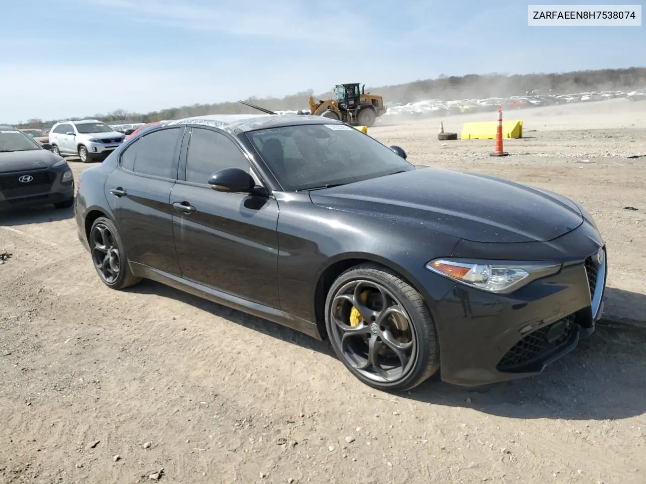 2017 Alfa Romeo Giulia Ti Q4 VIN: ZARFAEEN8H7538074 Lot: 51855505