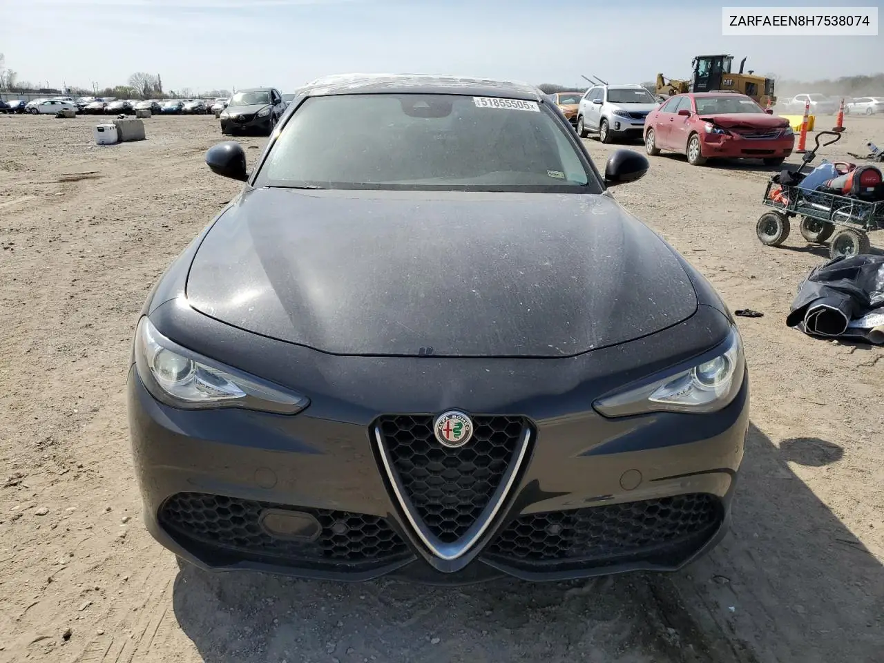 2017 Alfa Romeo Giulia Ti Q4 VIN: ZARFAEEN8H7538074 Lot: 51855505