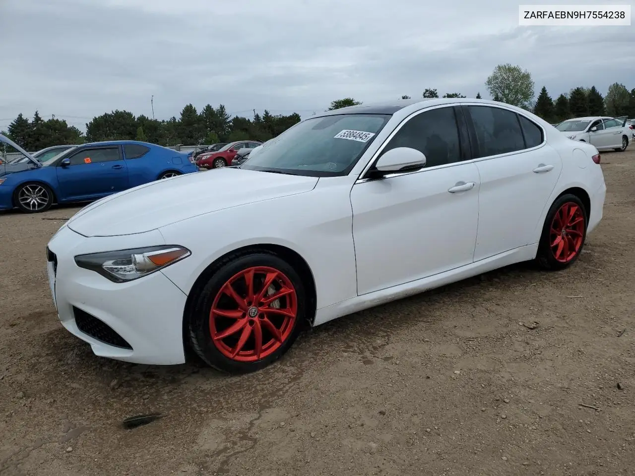 2017 Alfa Romeo Giulia VIN: ZARFAEBN9H7554238 Lot: 53884845