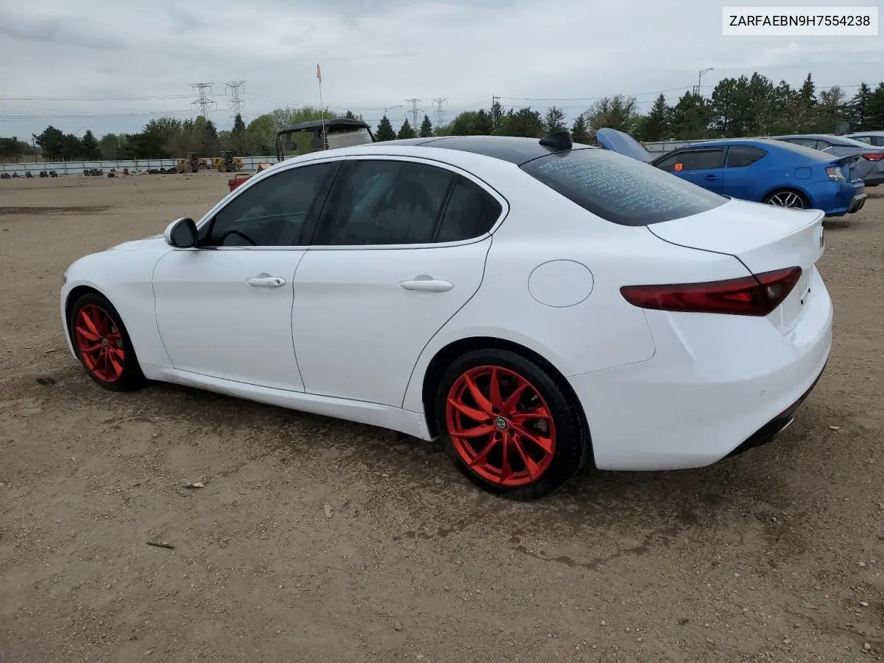 2017 Alfa Romeo Giulia VIN: ZARFAEBN9H7554238 Lot: 53884845