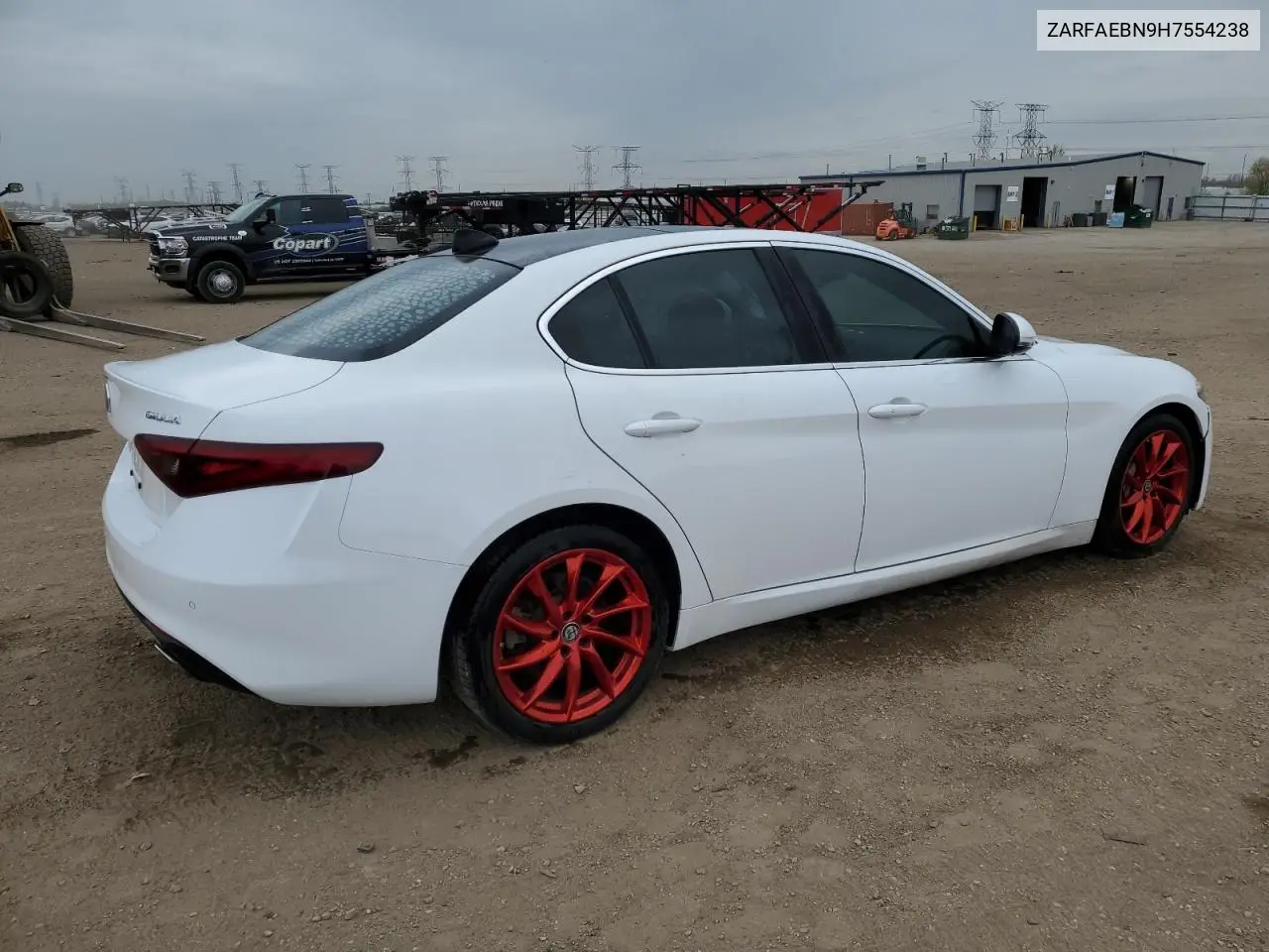 2017 Alfa Romeo Giulia VIN: ZARFAEBN9H7554238 Lot: 53884845
