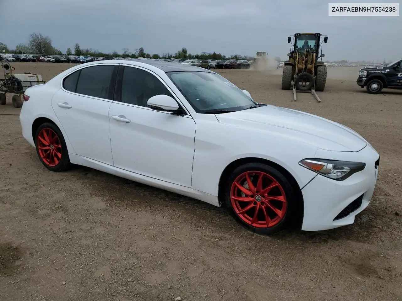 2017 Alfa Romeo Giulia VIN: ZARFAEBN9H7554238 Lot: 53884845