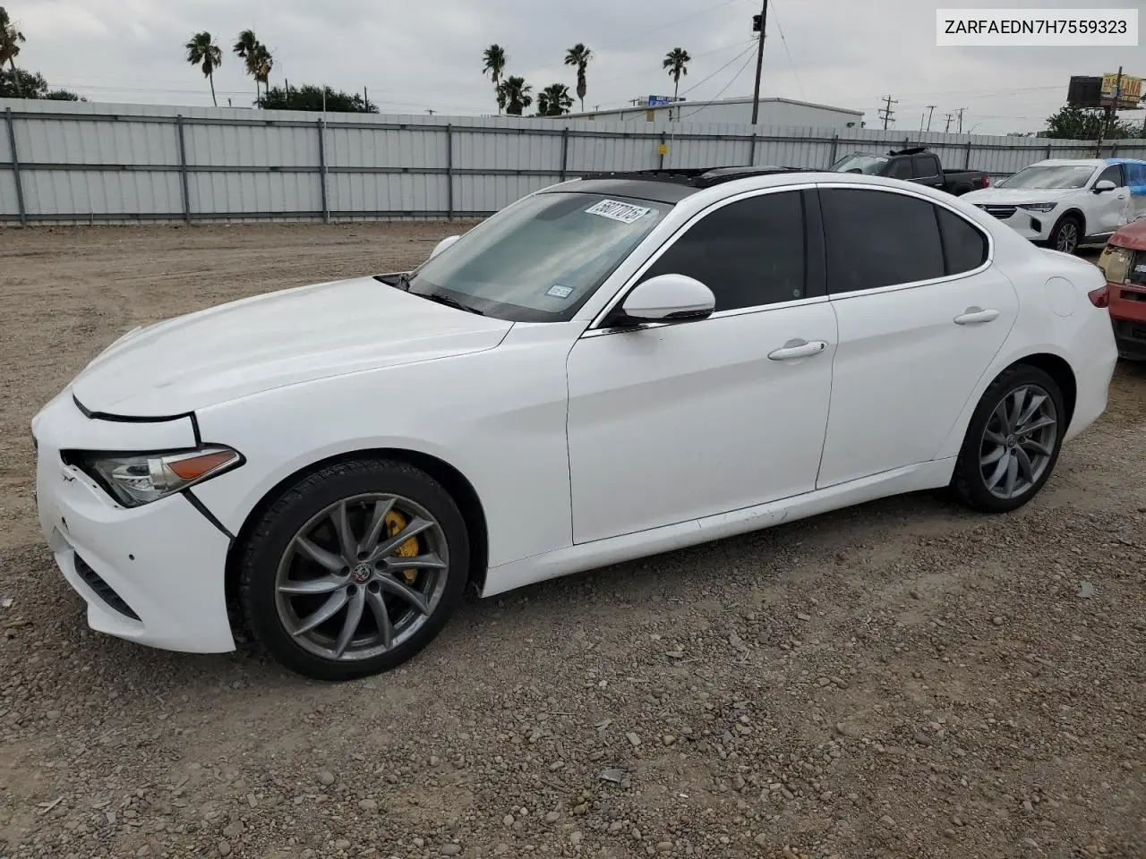 2017 Alfa Romeo Giulia Q4 VIN: ZARFAEDN7H7559323 Lot: 56077015