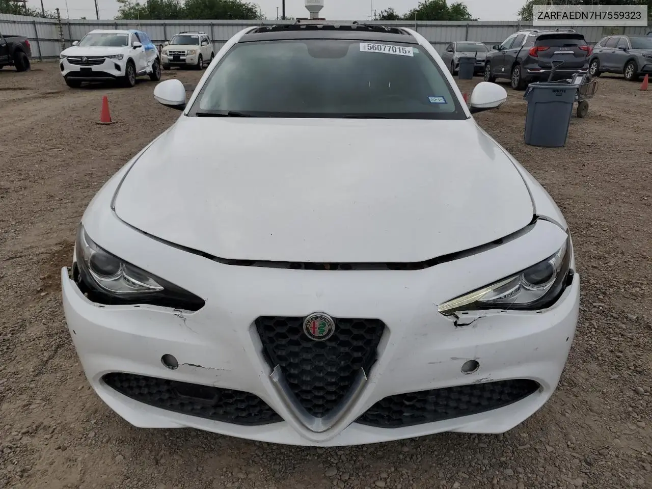 2017 Alfa Romeo Giulia Q4 VIN: ZARFAEDN7H7559323 Lot: 56077015