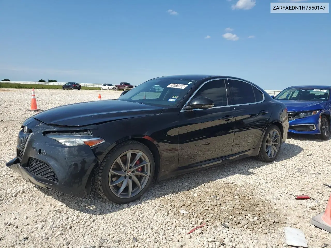 2017 Alfa Romeo Giulia Q4 VIN: ZARFAEDN1H7550147 Lot: 56368285