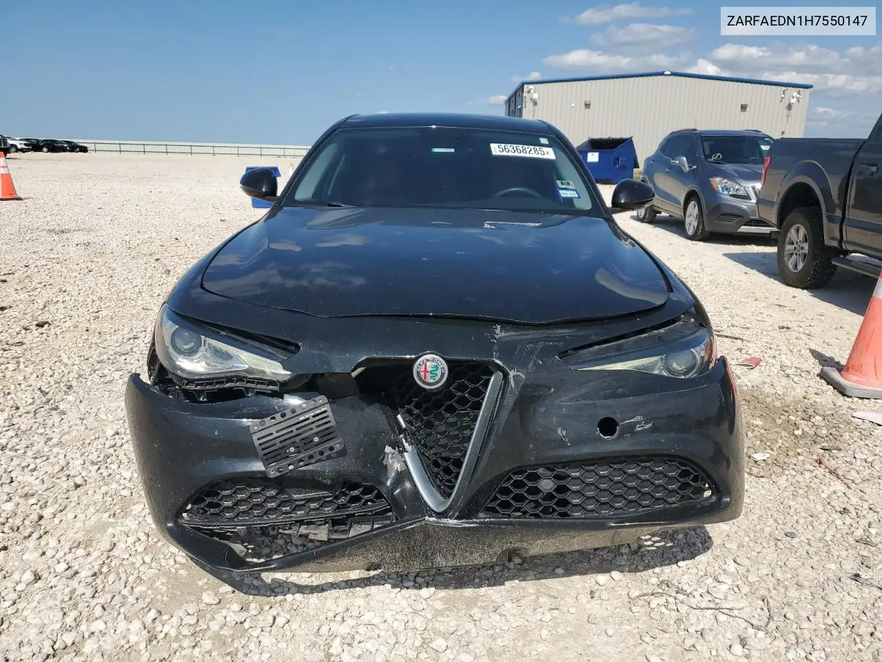 2017 Alfa Romeo Giulia Q4 VIN: ZARFAEDN1H7550147 Lot: 56368285