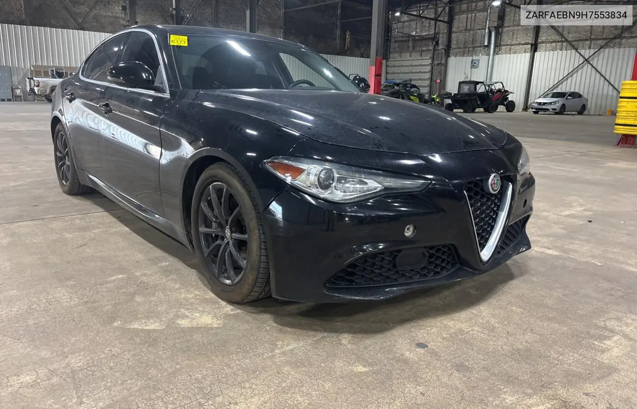 2017 Alfa Romeo Giulia VIN: ZARFAEBN9H7553834 Lot: 56595325