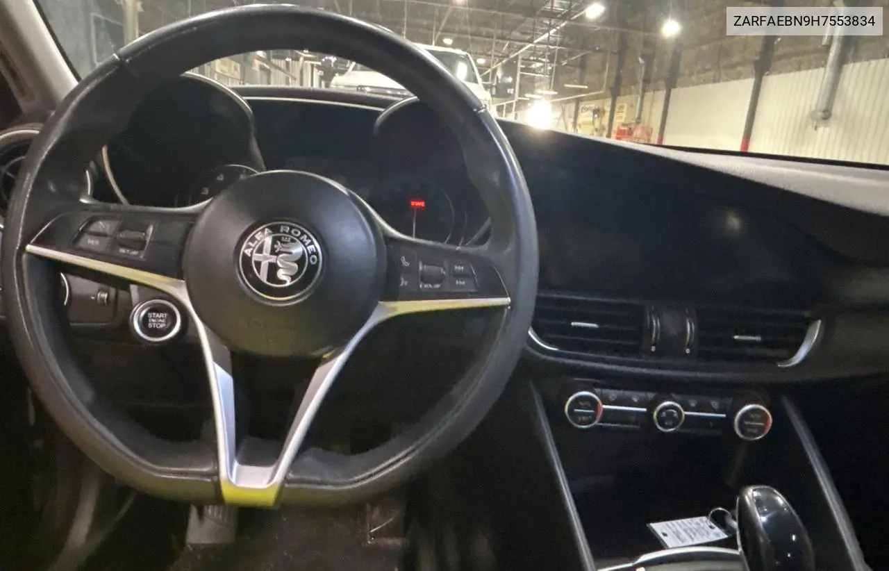 2017 Alfa Romeo Giulia VIN: ZARFAEBN9H7553834 Lot: 56595325
