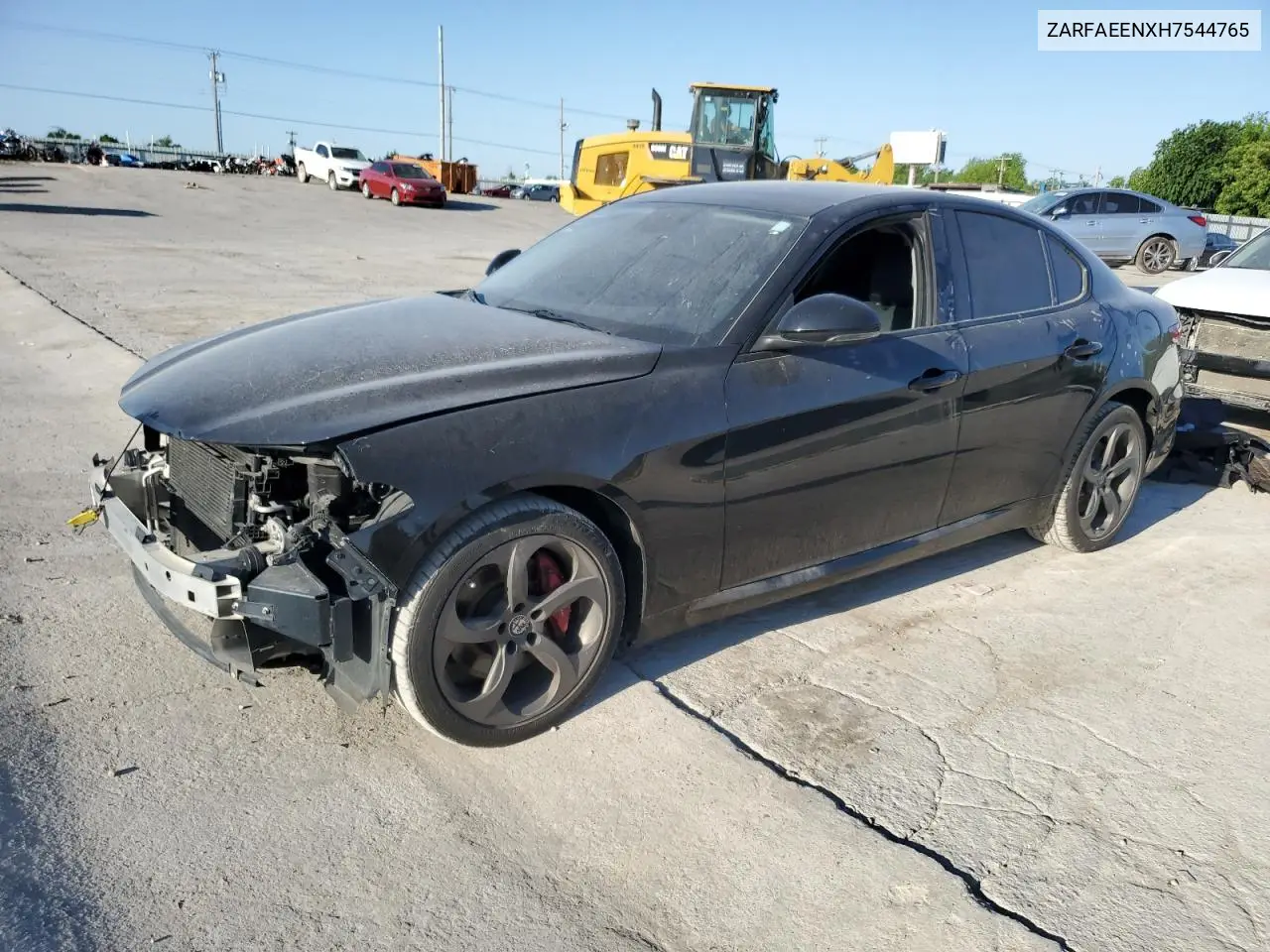 2017 Alfa Romeo Giulia Ti Q4 VIN: ZARFAEENXH7544765 Lot: 56647925