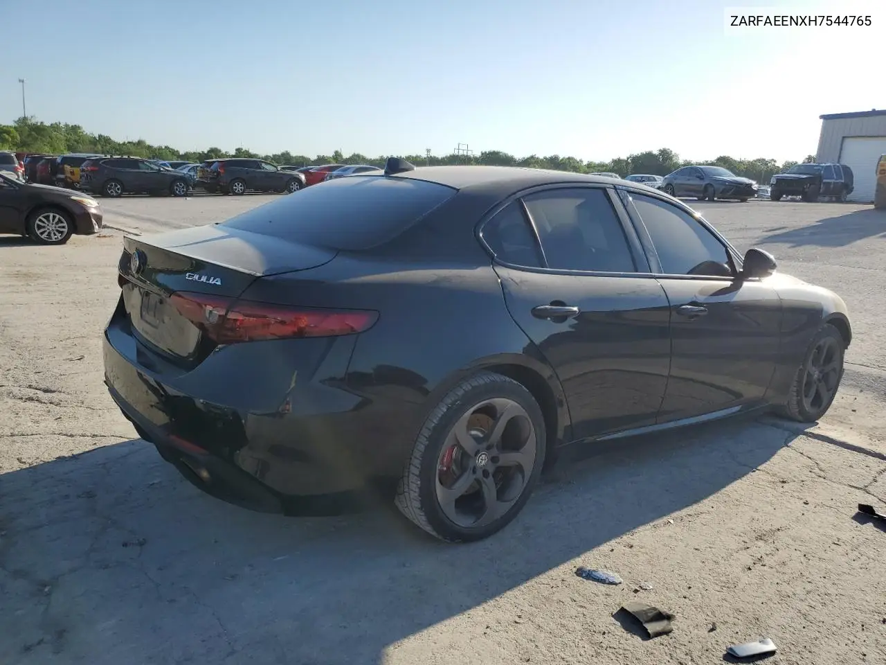 2017 Alfa Romeo Giulia Ti Q4 VIN: ZARFAEENXH7544765 Lot: 56647925
