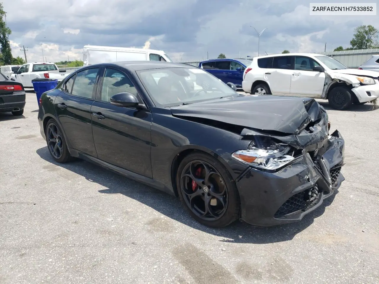 2017 Alfa Romeo Giulia Ti VIN: ZARFAECN1H7533852 Lot: 56702615