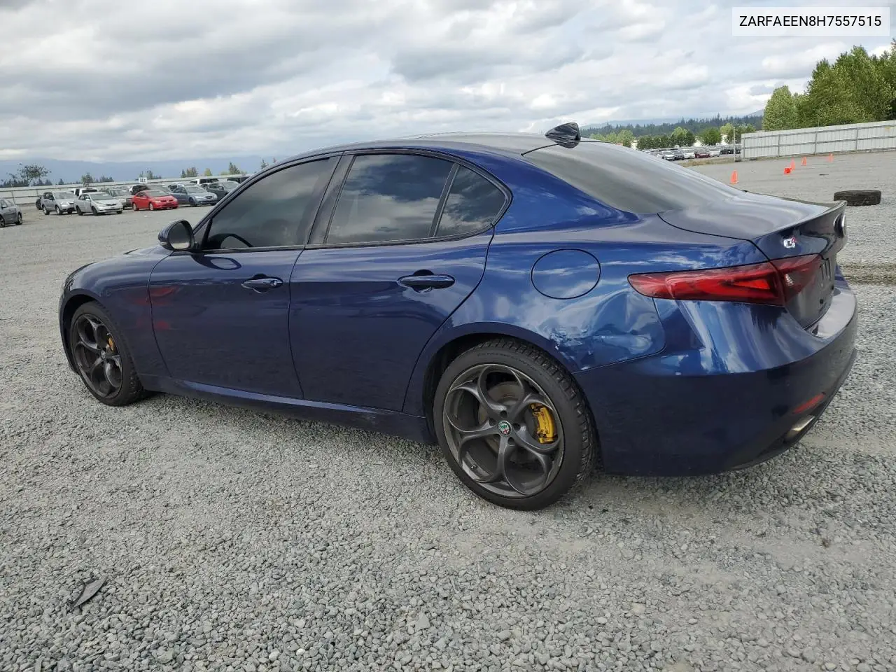 2017 Alfa Romeo Giulia Ti Q4 VIN: ZARFAEEN8H7557515 Lot: 56756285