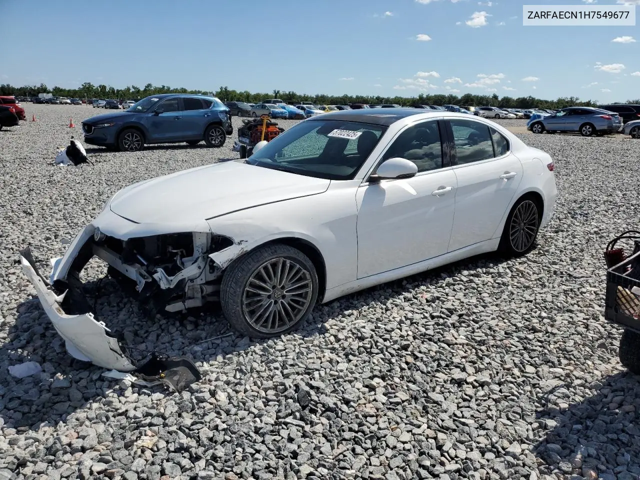 2017 Alfa Romeo Giulia Ti VIN: ZARFAECN1H7549677 Lot: 57022425