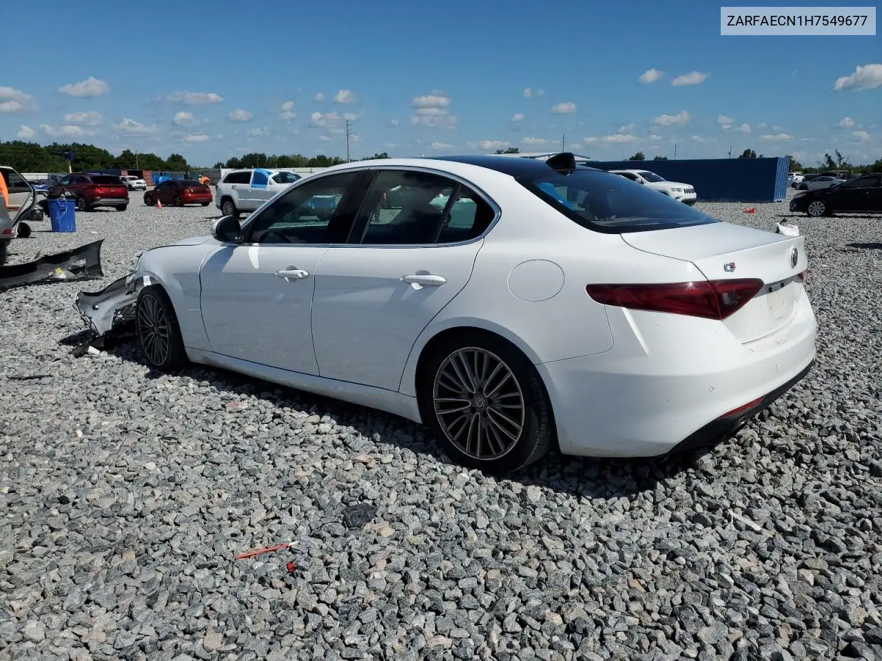 2017 Alfa Romeo Giulia Ti VIN: ZARFAECN1H7549677 Lot: 57022425