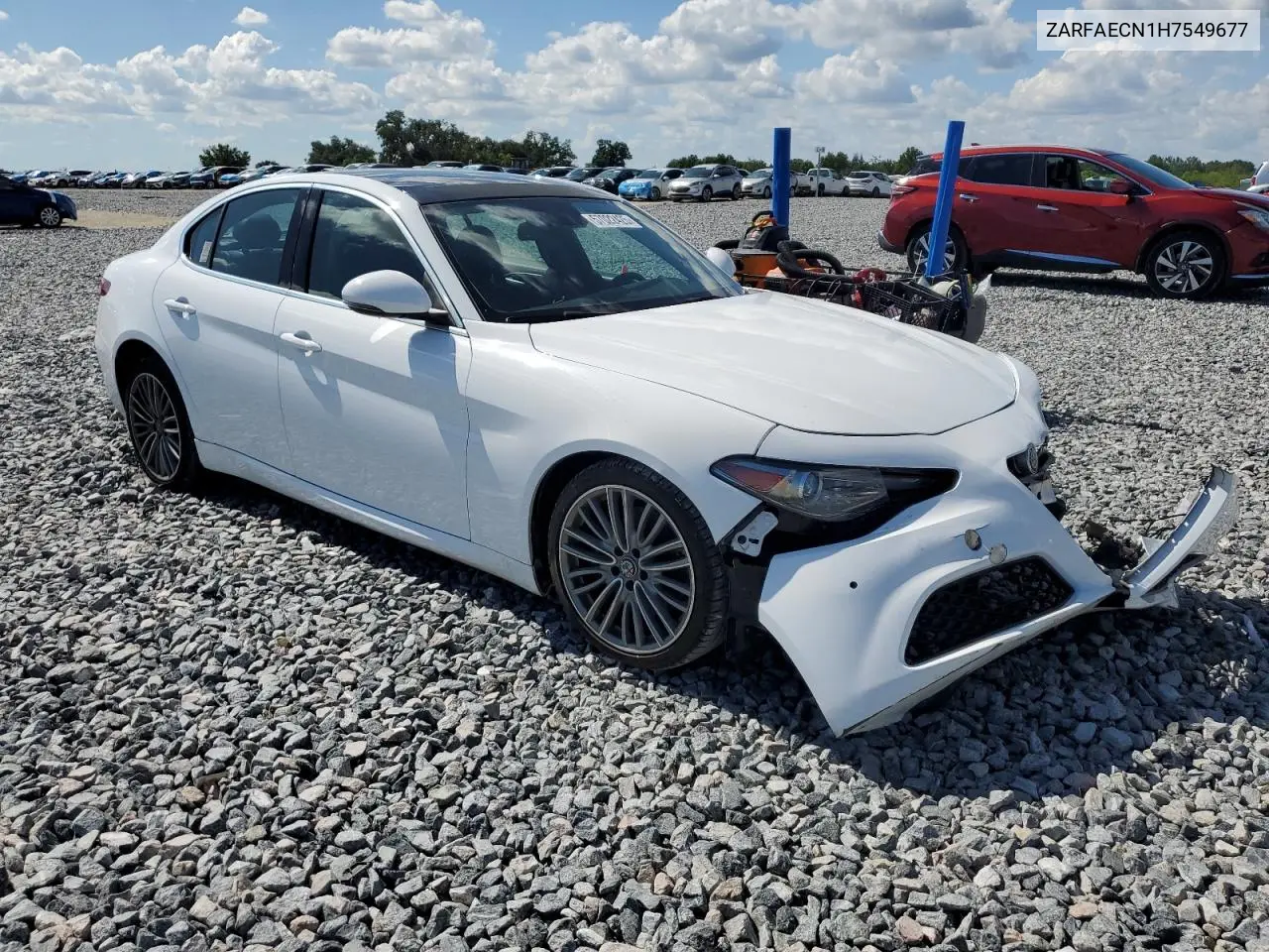 2017 Alfa Romeo Giulia Ti VIN: ZARFAECN1H7549677 Lot: 57022425