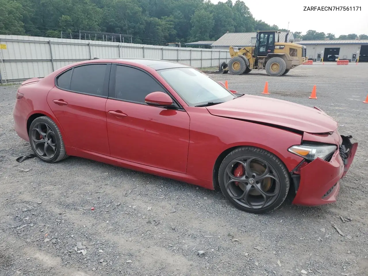 2017 Alfa Romeo Giulia Ti VIN: ZARFAECN7H7561171 Lot: 59704225