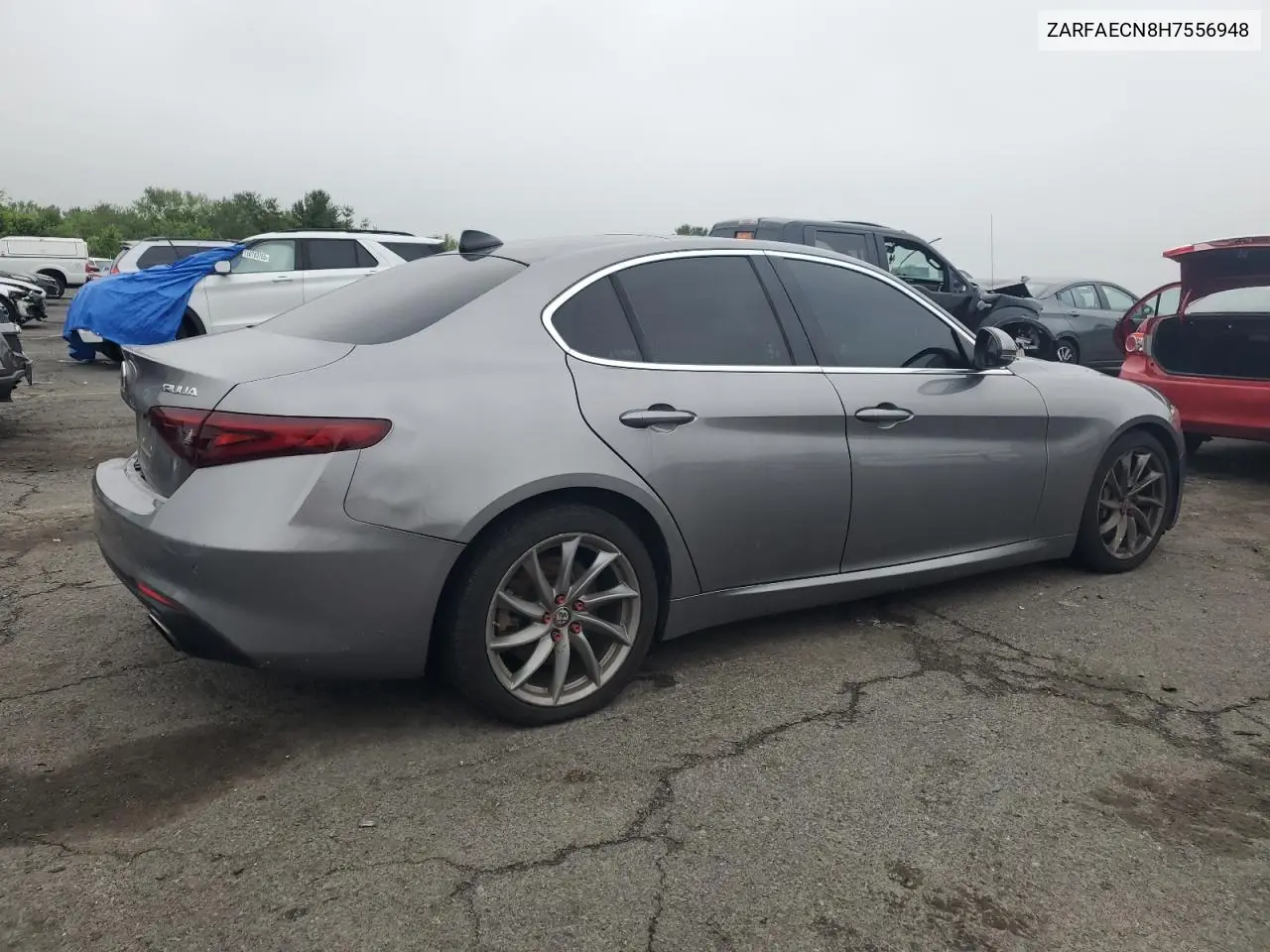 2017 Alfa Romeo Giulia Ti VIN: ZARFAECN8H7556948 Lot: 60852265