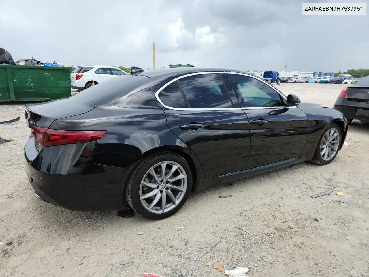 2017 Alfa Romeo Giulia VIN: ZARFAEBN9H7539951 Lot: 61043305