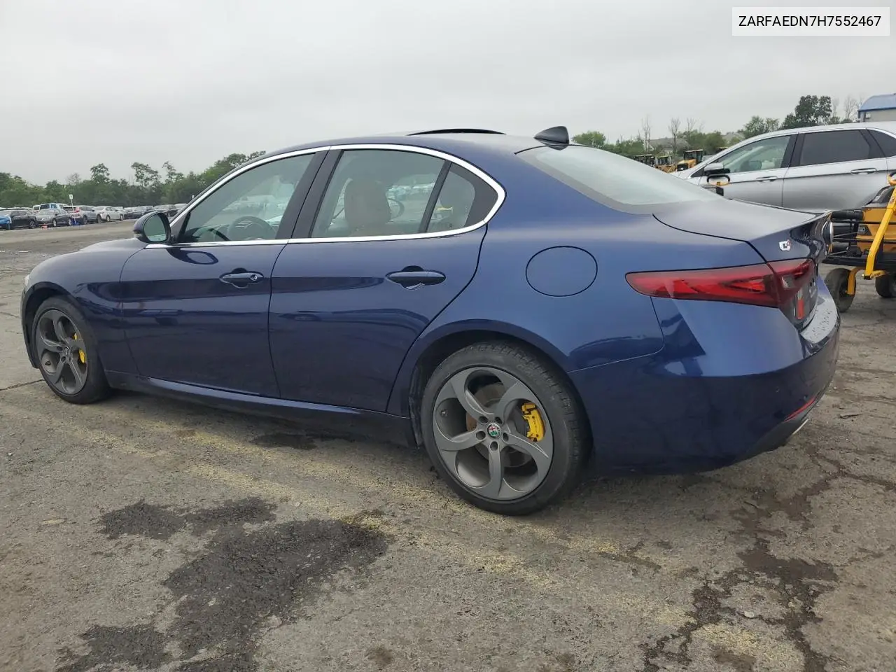 2017 Alfa Romeo Giulia Q4 VIN: ZARFAEDN7H7552467 Lot: 61160695