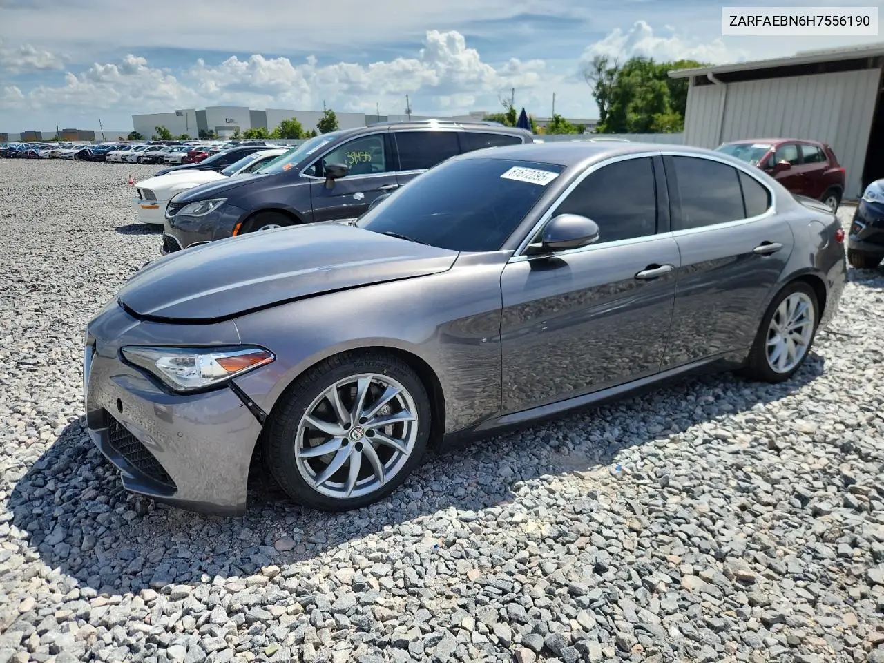 2017 Alfa Romeo Giulia VIN: ZARFAEBN6H7556190 Lot: 61672395
