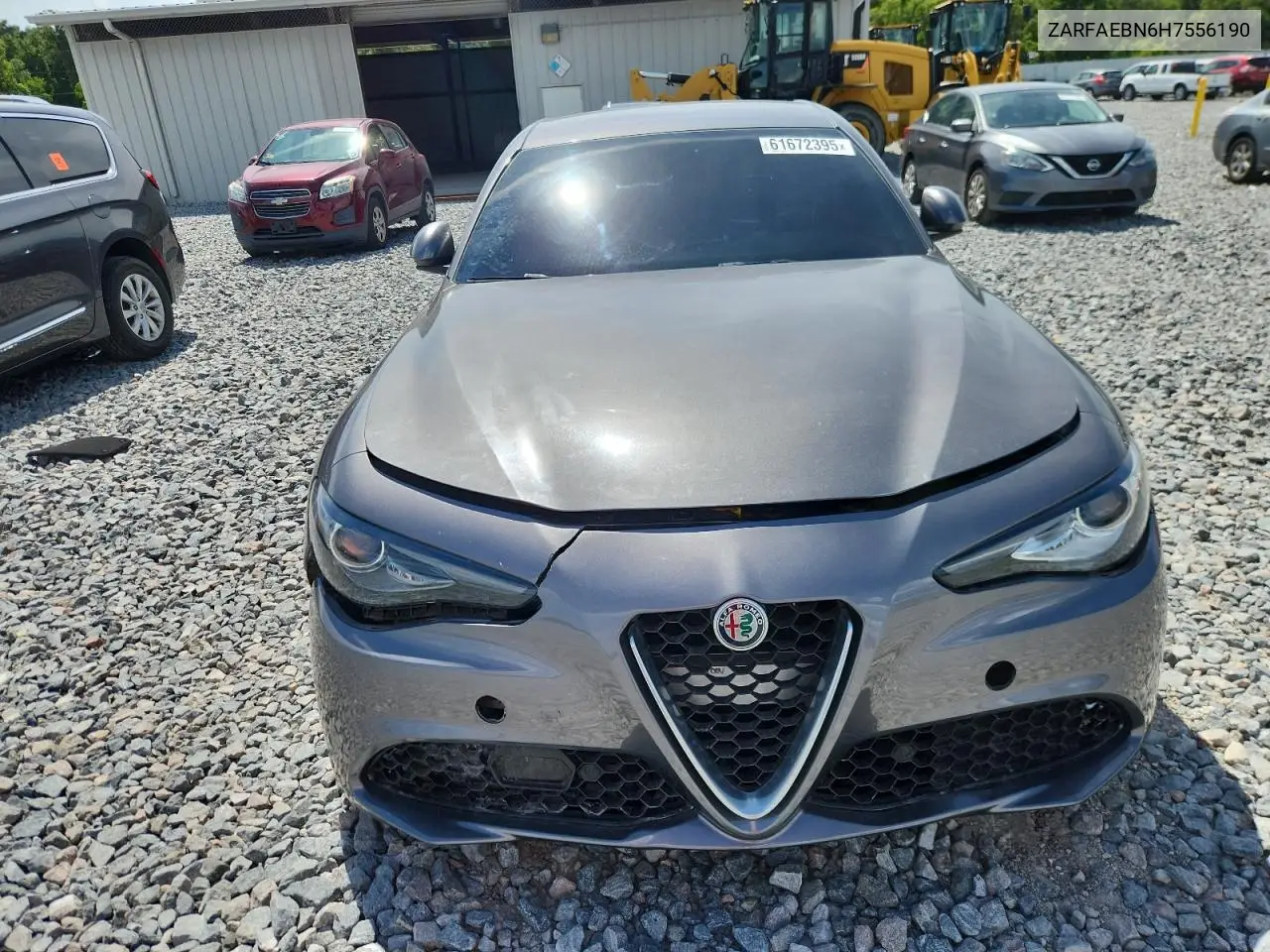 2017 Alfa Romeo Giulia VIN: ZARFAEBN6H7556190 Lot: 61672395