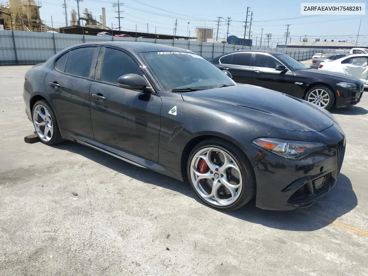 2017 Alfa Romeo Giulia Quadrifoglio VIN: ZARFAEAV0H7548281 Lot: 61817495