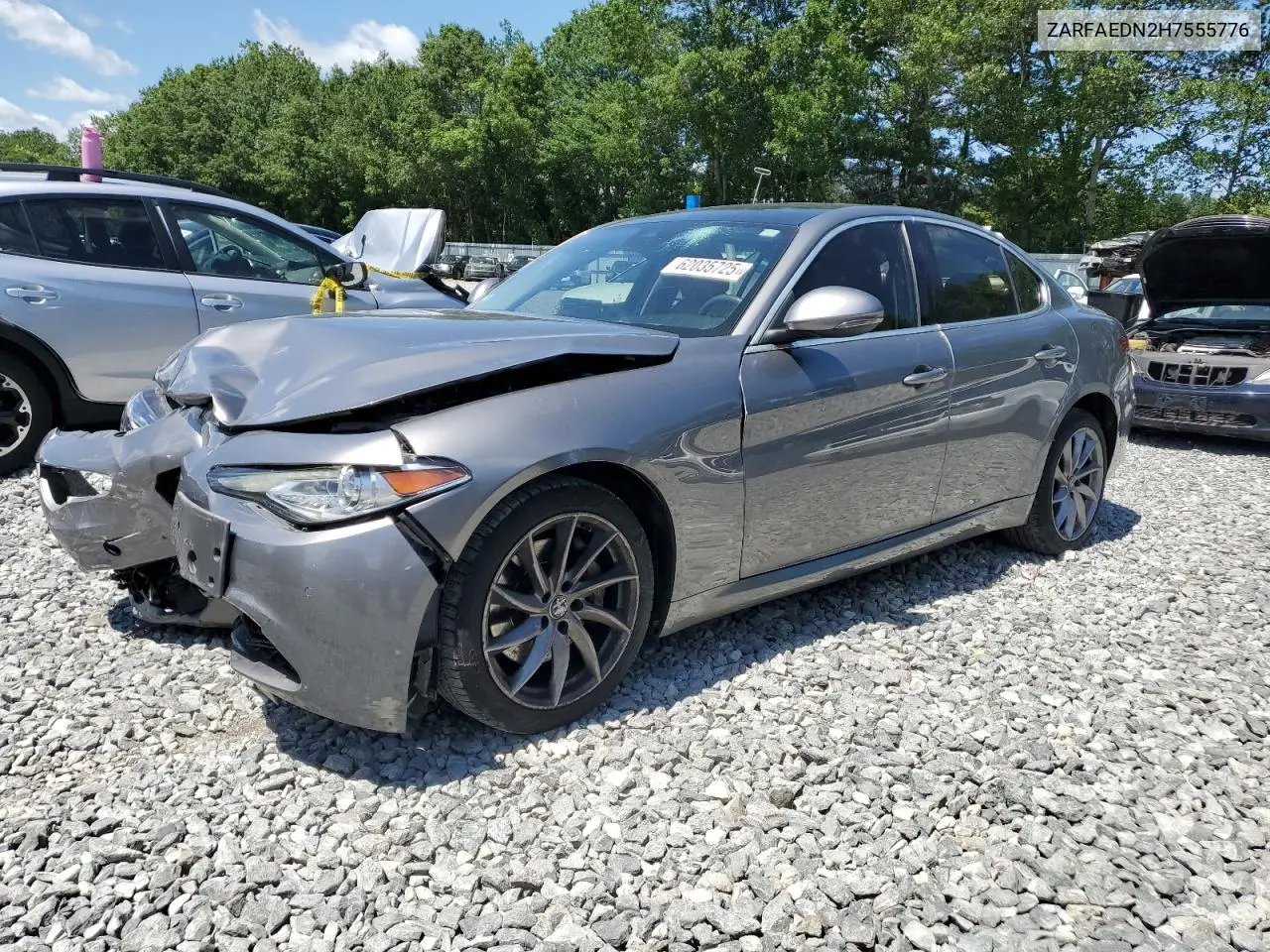 2017 Alfa Romeo Giulia Q4 VIN: ZARFAEDN2H7555776 Lot: 62035725