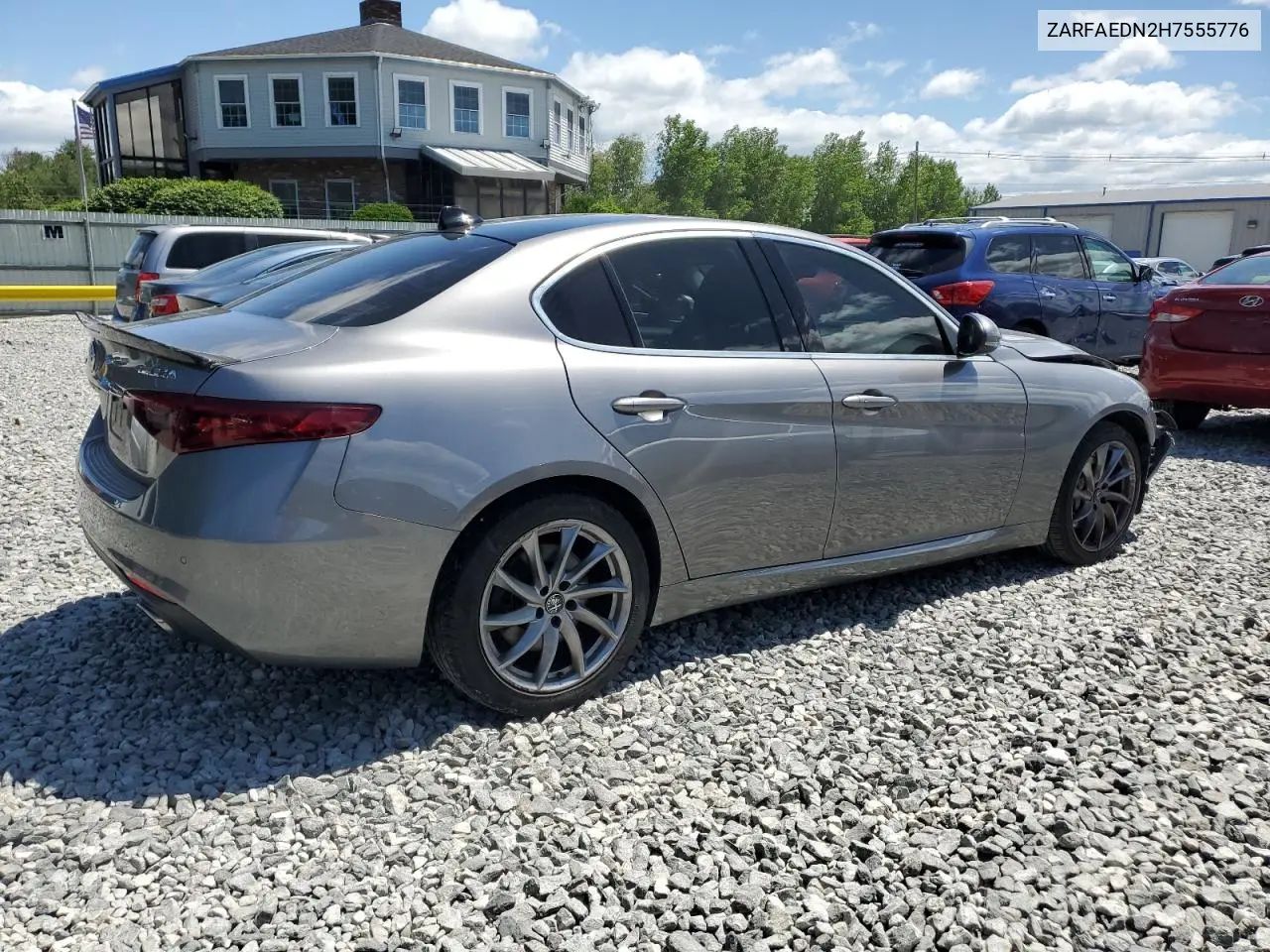 2017 Alfa Romeo Giulia Q4 VIN: ZARFAEDN2H7555776 Lot: 62035725