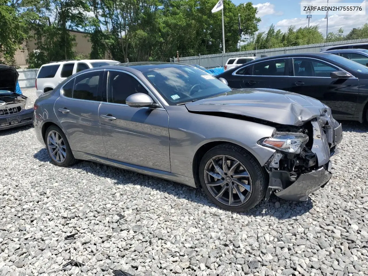 2017 Alfa Romeo Giulia Q4 VIN: ZARFAEDN2H7555776 Lot: 62035725