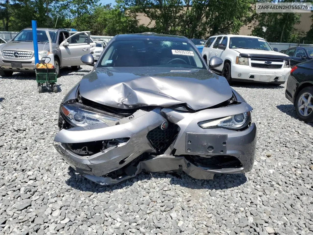 2017 Alfa Romeo Giulia Q4 VIN: ZARFAEDN2H7555776 Lot: 62035725