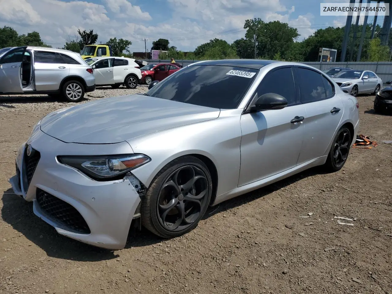 2017 Alfa Romeo Giulia Ti VIN: ZARFAECN2H7544570 Lot: 62465395