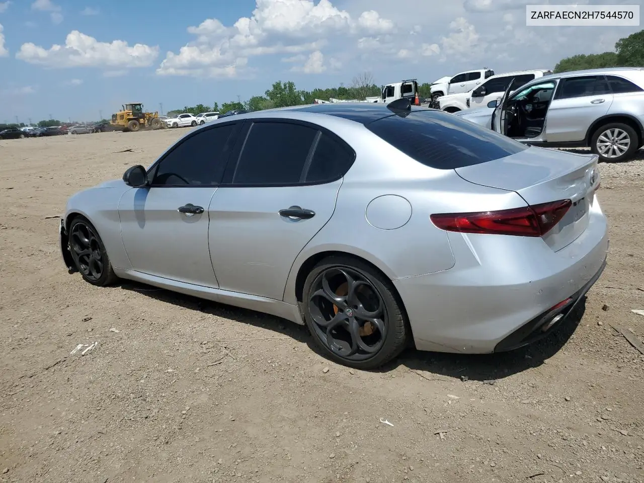 2017 Alfa Romeo Giulia Ti VIN: ZARFAECN2H7544570 Lot: 62465395