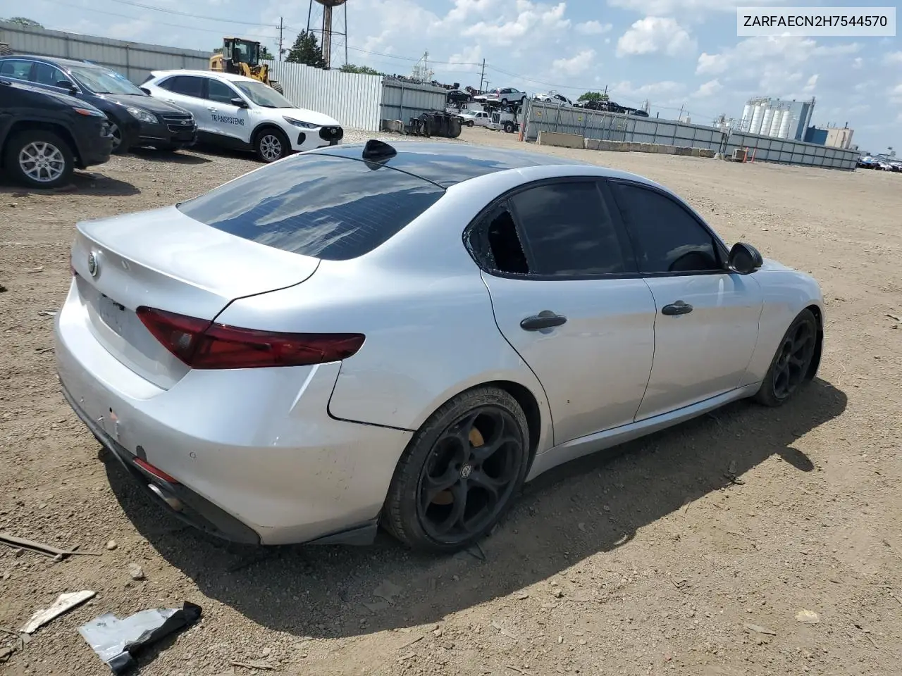 2017 Alfa Romeo Giulia Ti VIN: ZARFAECN2H7544570 Lot: 62465395