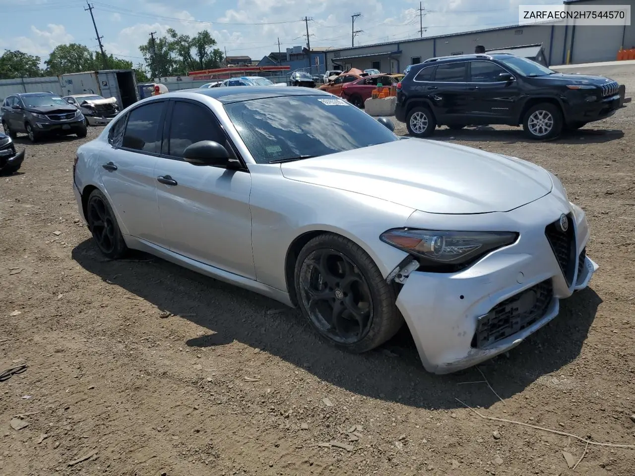 2017 Alfa Romeo Giulia Ti VIN: ZARFAECN2H7544570 Lot: 62465395