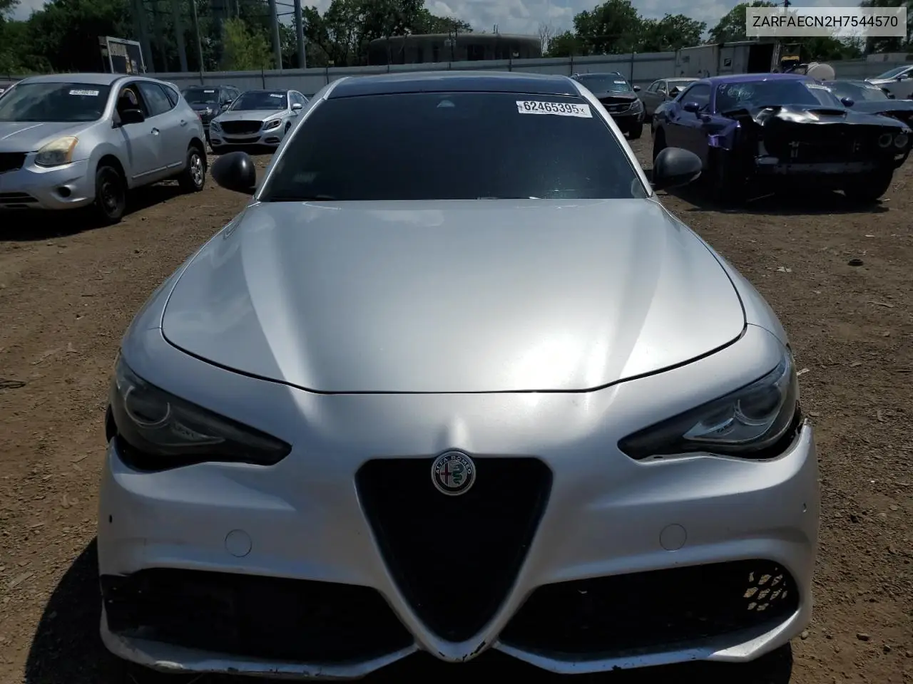 2017 Alfa Romeo Giulia Ti VIN: ZARFAECN2H7544570 Lot: 62465395