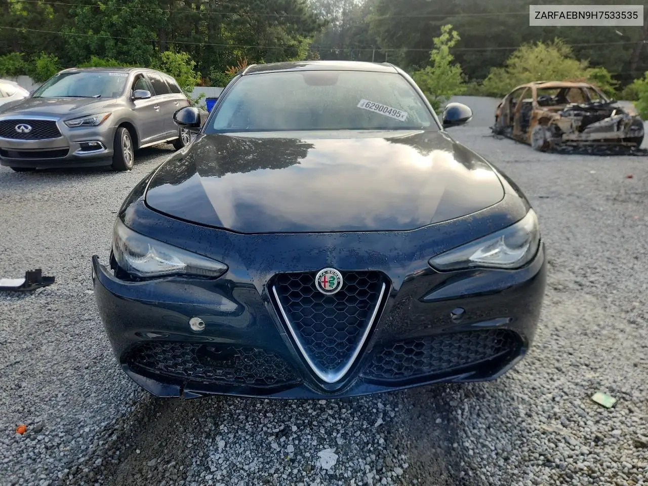 2017 Alfa Romeo Giulia VIN: ZARFAEBN9H7533535 Lot: 62900495