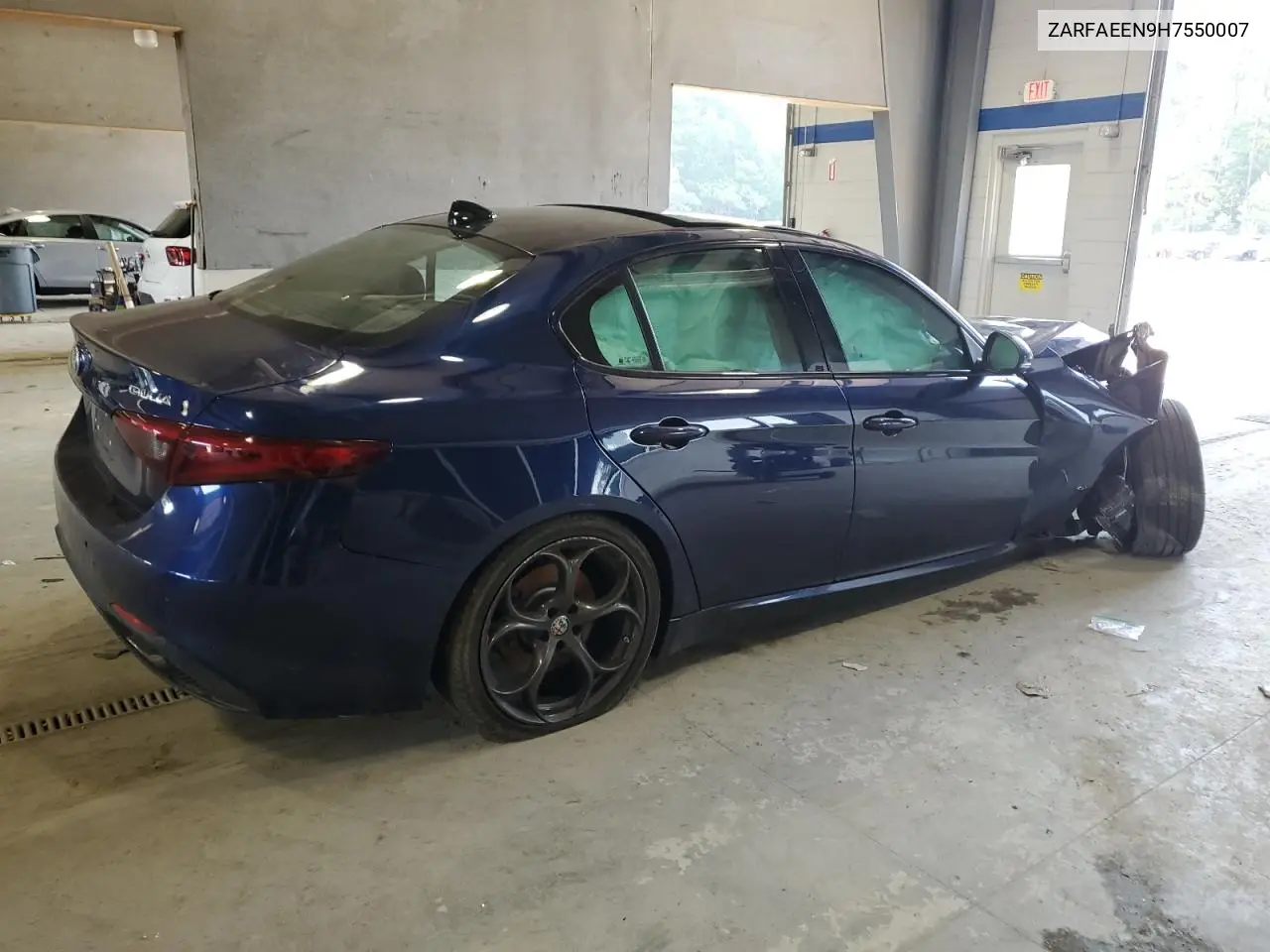 2017 Alfa Romeo Giulia Ti Q4 VIN: ZARFAEEN9H7550007 Lot: 63349815