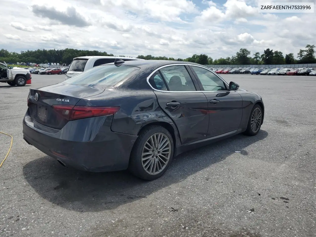 2017 Alfa Romeo Giulia Ti Q4 VIN: ZARFAEEN7H7533996 Lot: 65000265
