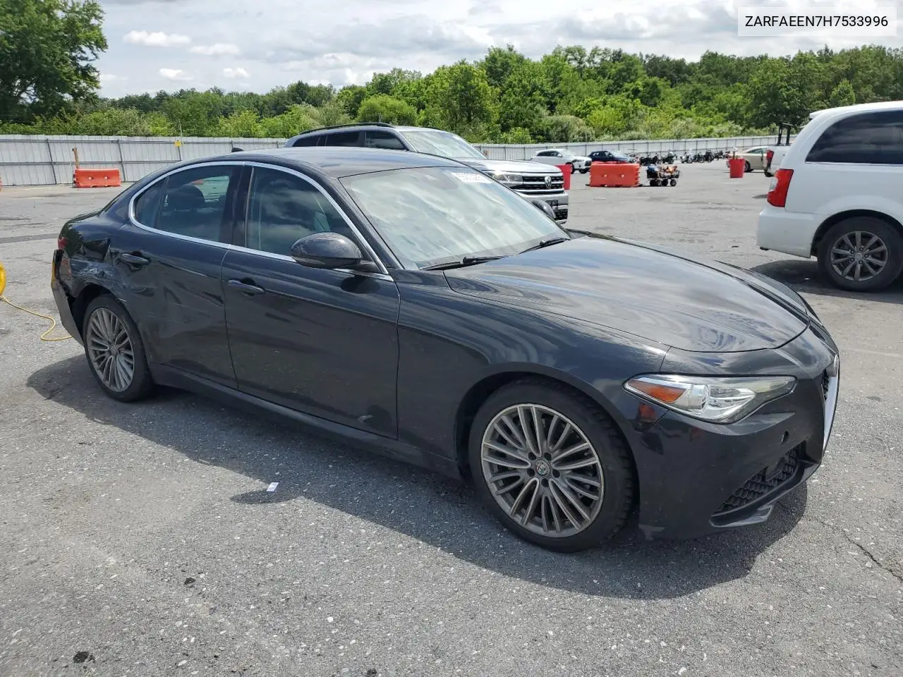 2017 Alfa Romeo Giulia Ti Q4 VIN: ZARFAEEN7H7533996 Lot: 65000265