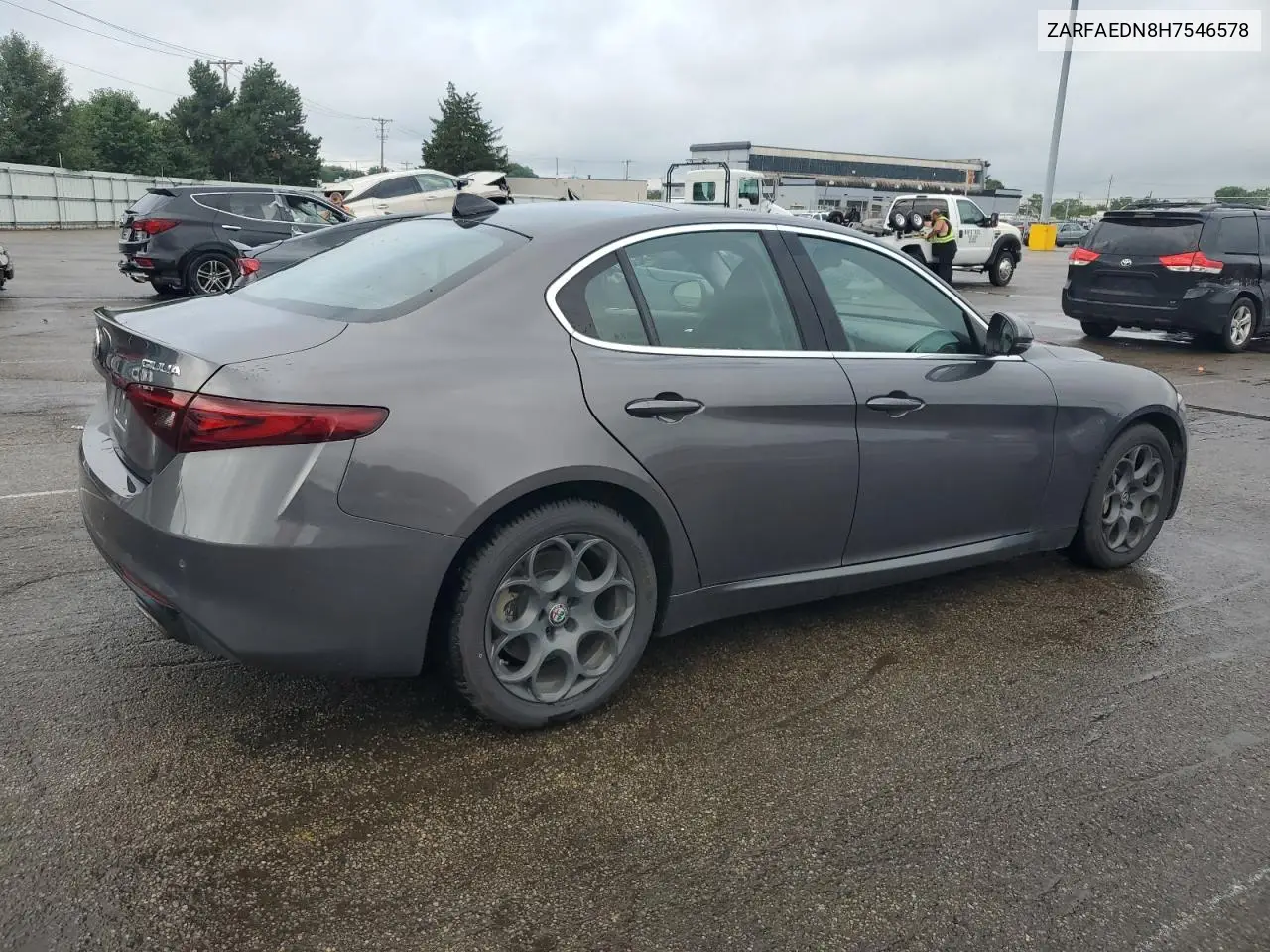 2017 Alfa Romeo Giulia Q4 VIN: ZARFAEDN8H7546578 Lot: 65207855