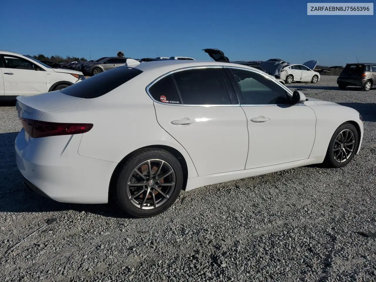 2018 Alfa Romeo Giulia VIN: ZARFAEBN8J7565396 Lot: 46655995