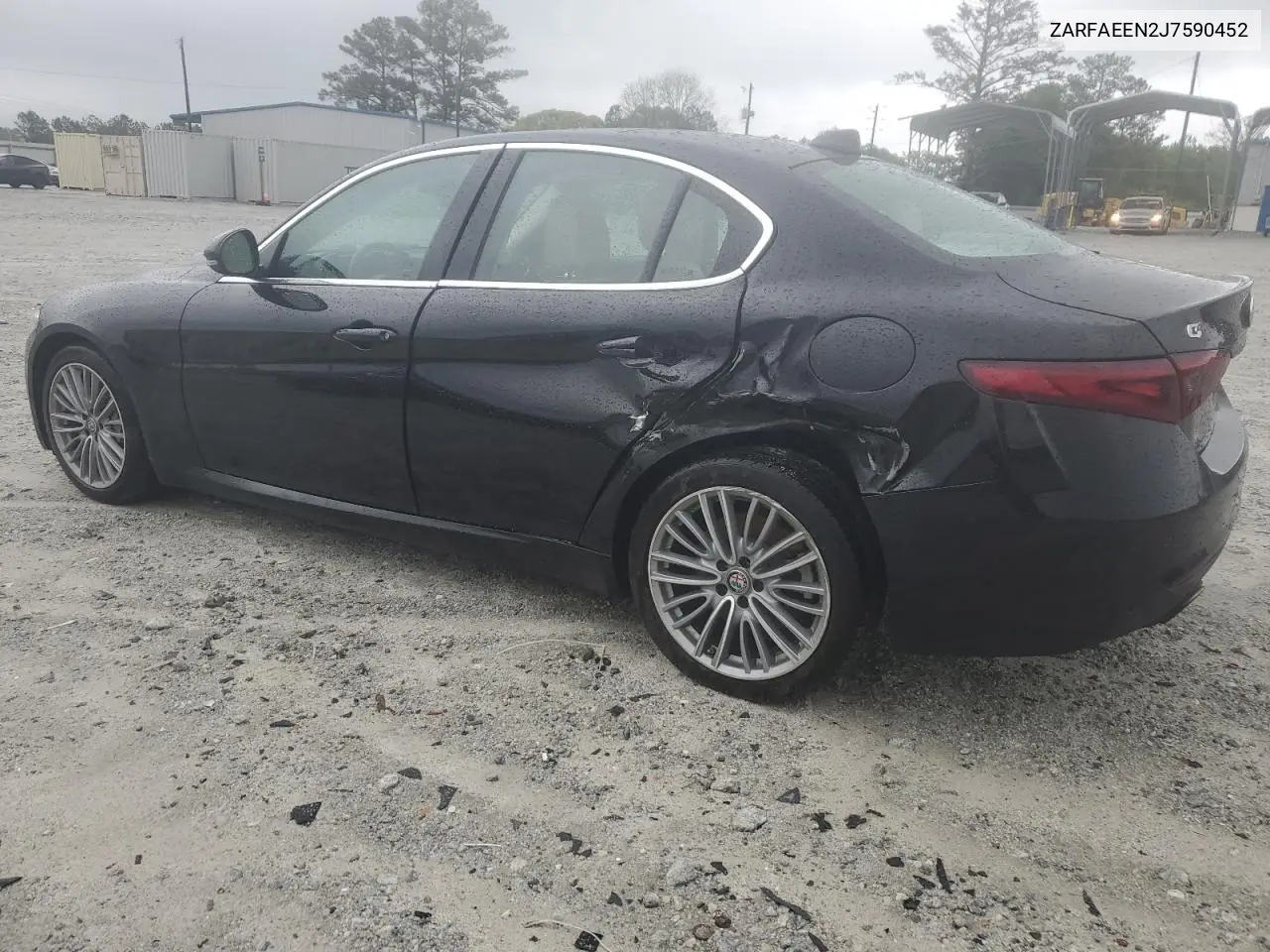 2018 Alfa Romeo Giulia Ti Q4 VIN: ZARFAEEN2J7590452 Lot: 50374705
