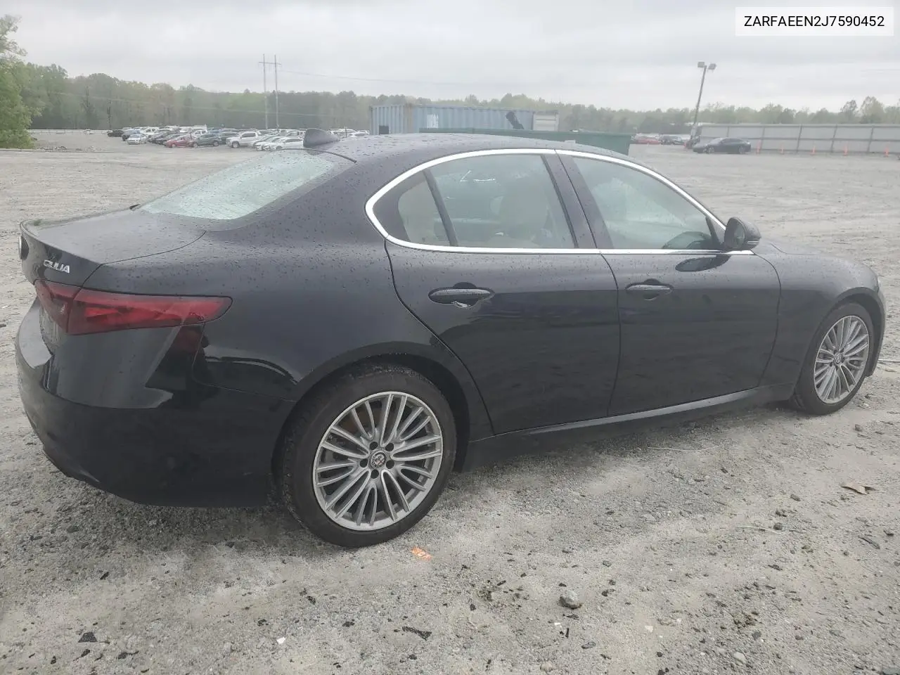 2018 Alfa Romeo Giulia Ti Q4 VIN: ZARFAEEN2J7590452 Lot: 50374705