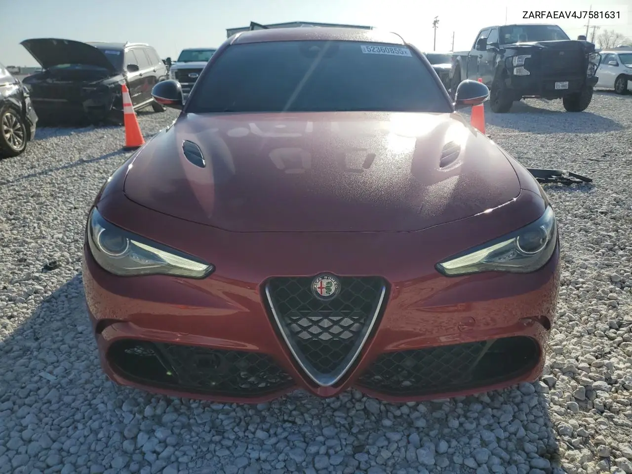 2018 Alfa Romeo Giulia Quadrifoglio VIN: ZARFAEAV4J7581631 Lot: 52360855