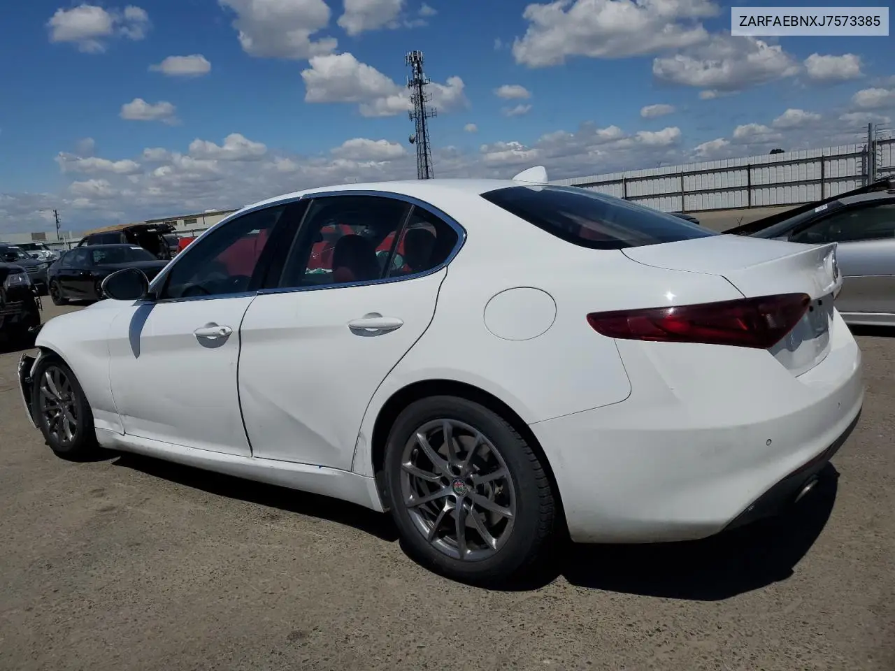 2018 Alfa Romeo Giulia VIN: ZARFAEBNXJ7573385 Lot: 54881555