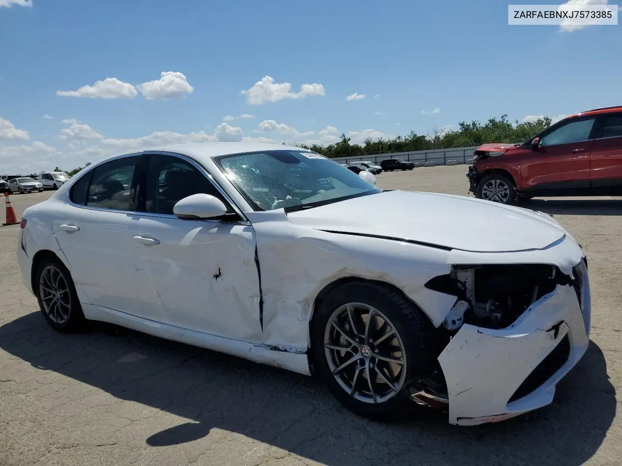 2018 Alfa Romeo Giulia VIN: ZARFAEBNXJ7573385 Lot: 54881555