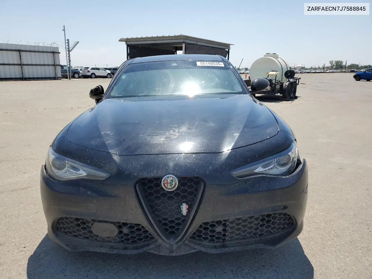 2018 Alfa Romeo Giulia Ti VIN: ZARFAECN7J7588845 Lot: 55140535